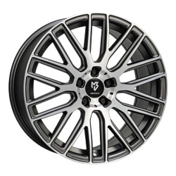 mbDESIGN KV4 9 x 20 grau / anthrazit Alufelge
