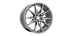 Brock B42 9.5 x 20 grau / anthrazit Alufelge
