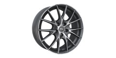 MSW 25 8 x 17 grau / anthrazit Alufelge