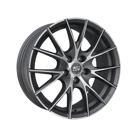 MSW 25 8 x 19 grau / anthrazit Alufelge