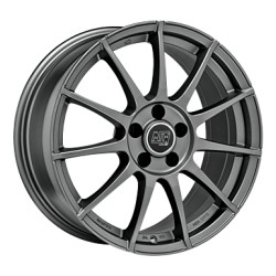 MSW 85 6 x 15 grau / anthrazit Alufelge
