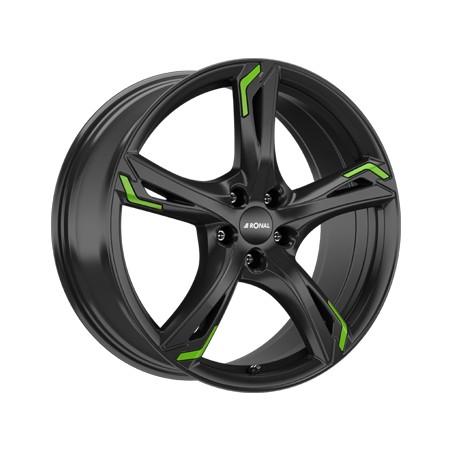 Ronal R62 Green 7.5 x 18 schwarz Alufelge