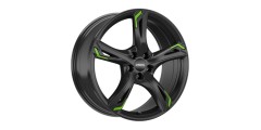 Ronal R62 Green 7.5 x 18 schwarz Alufelge