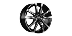 AEZ Montreal dark 8 x 20 schwarz Alufelge