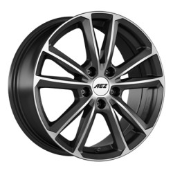 AEZ Tioga titan 7.5 x 17 grau / anthrazit Alufelge