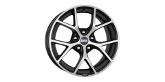 BBS SR 8.5 x 19 grau / anthrazit Alufelge