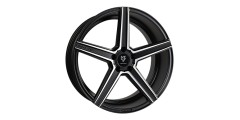 mbDESIGN KV1 DC 9.5 x 19 schwarz Alufelge
