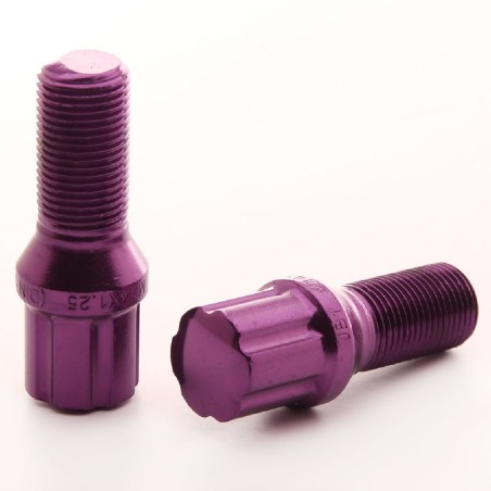JR Radschrauben M14x1.5 Aussenvielzahn JB1, violett, 20 Stk.