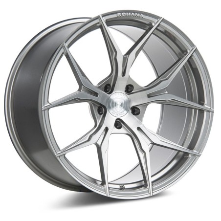 Rohana RFX5 8.5x19 ET45  5x130 brushed titanium