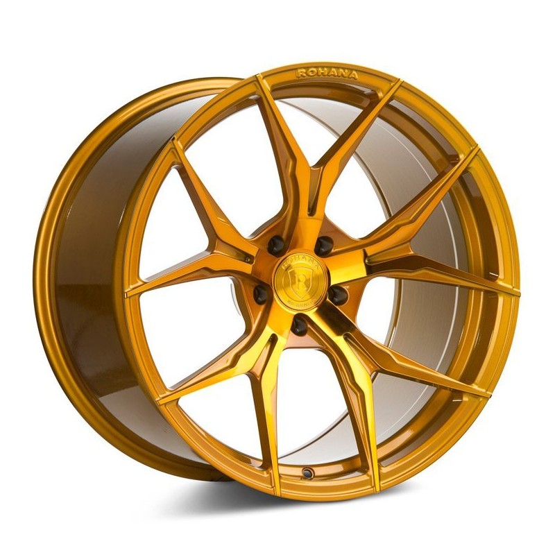Rohana RFX5 9.0x20 ET27  5x112 gloss gold