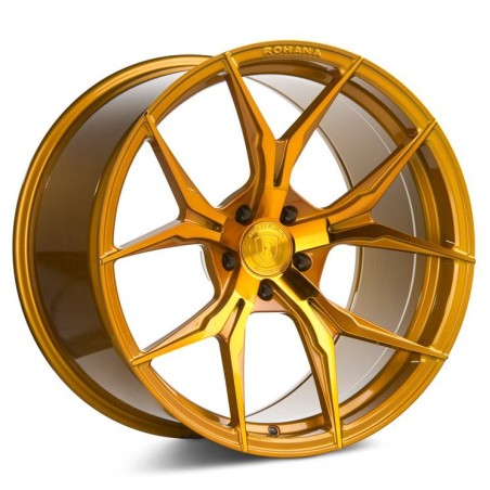 Rohana RFX5 9.0x20 ET20  5x120 gloss gold