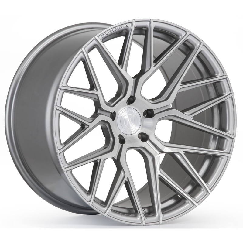 Rohana RFX10 11.0x20 ET35  5x112 brushed titanium