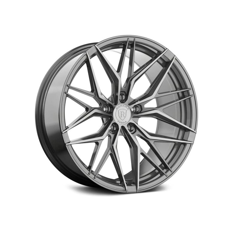 Rohana RFX17 10.0x20 ET25  5x120 brushed titanium (deep concave)