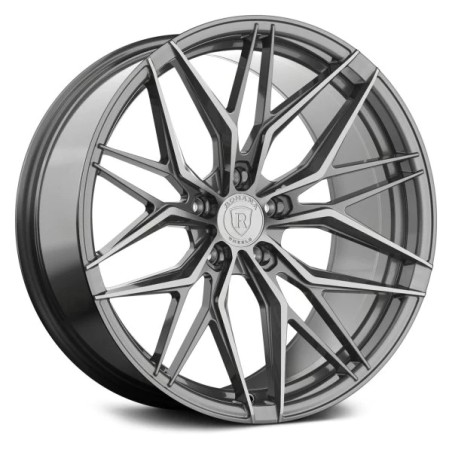 Rohana RFX17 10.0x20 ET38  5x120 brushed titanium (deep concave)