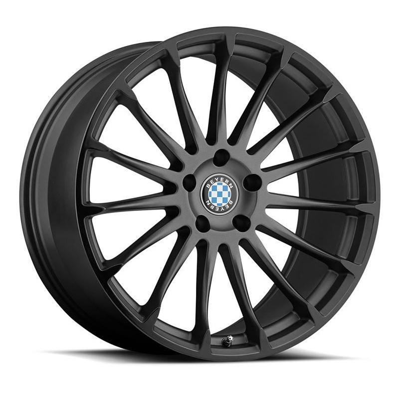 Beyern Aviatic 10.0x20 5x120 ET20 gunmetal matt mit schwarzem glanzran