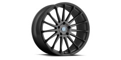 Beyern Aviatic 9.0x20 5x120 ET15 gunmetal matt mit schwarzem glanzrand