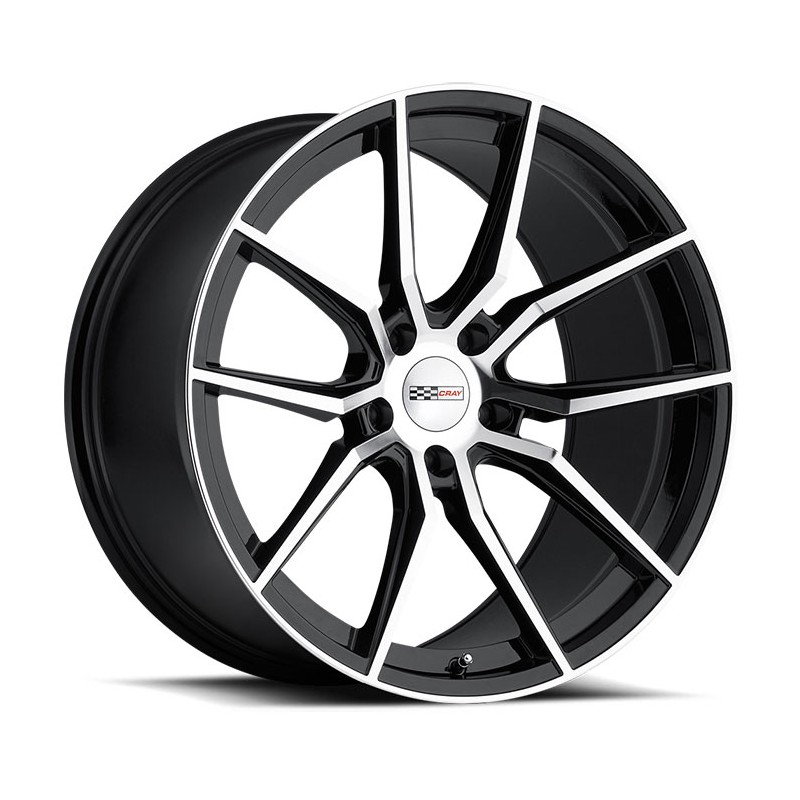 Cray Spider 9.5x20 5x120.65 ET56 schwarz glanz frontpoliert