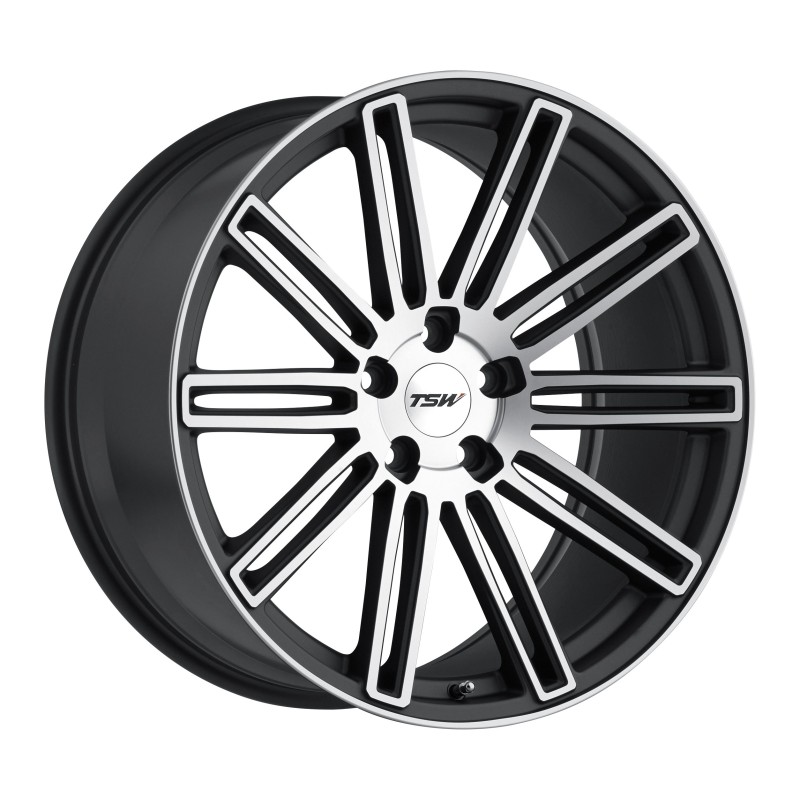 TSW Crowthorne 8.5x19 5x100 ET35 gunmetal matt frontpoliert