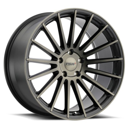 TSW Luco 10.0x20 5x112 ET40 schwarz matt/dunkel frontpoliert