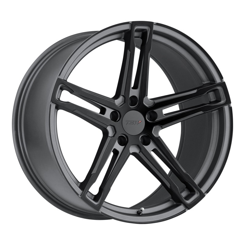 TSW Mechanica 10.0x20 5x120 ET35 gunmetal matt mit schwarz-glanz lackierter Front