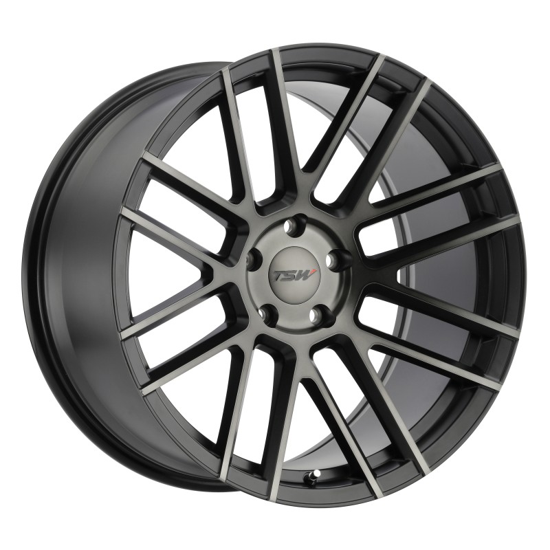 TSW Mosport 9.0x22 5x120 ET20 schwarz matt/dunkel frontpoliert