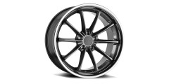 TSW Sweep 8.5x20 5x120 ET35 gunmetal mit polierte Lippe