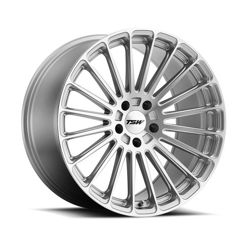 TSW Turbina 8.5x19 5x108 ET42 silber frontpoliert