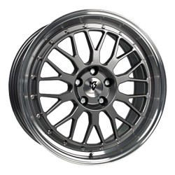 mbDESIGN LV1 9 x 20 grau / anthrazit Alufelge
